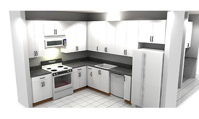 L-Shape Kitchen in 2020 Design