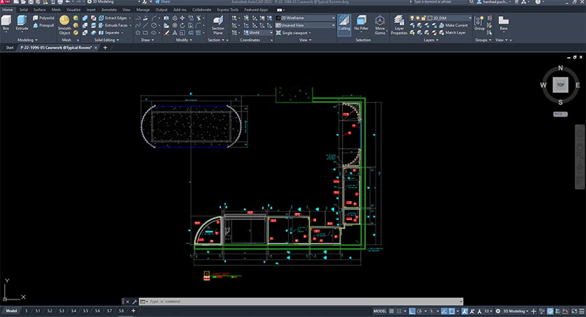 Casework Drawings in AutoCAD