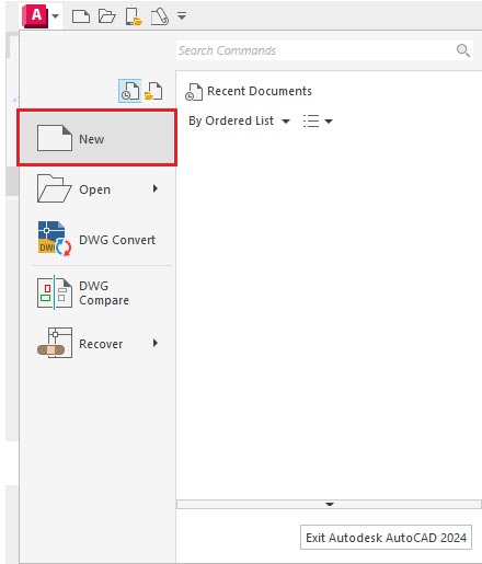 1. Open AutoCAD and Create a New Drawing