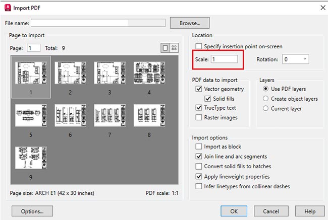 3. Adjust Import Settings