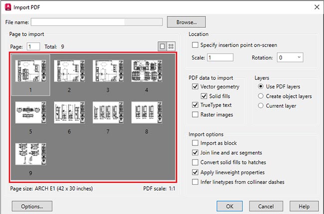 3. Adjust Import Settings