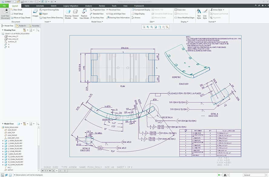 Welding specifications